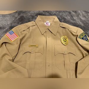 Stranger Things - Officer Hopper Dress Shirt